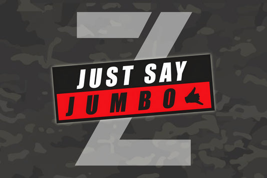 Just Say Jumbo 715 Team Bumper Sticker Premium Vinyl