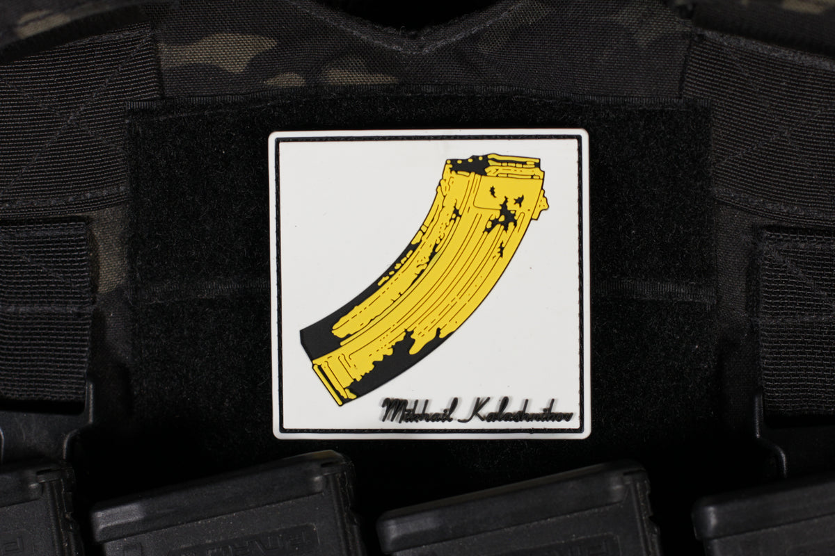 Mikhail Kalashnikov AK Magazine PVC Patch