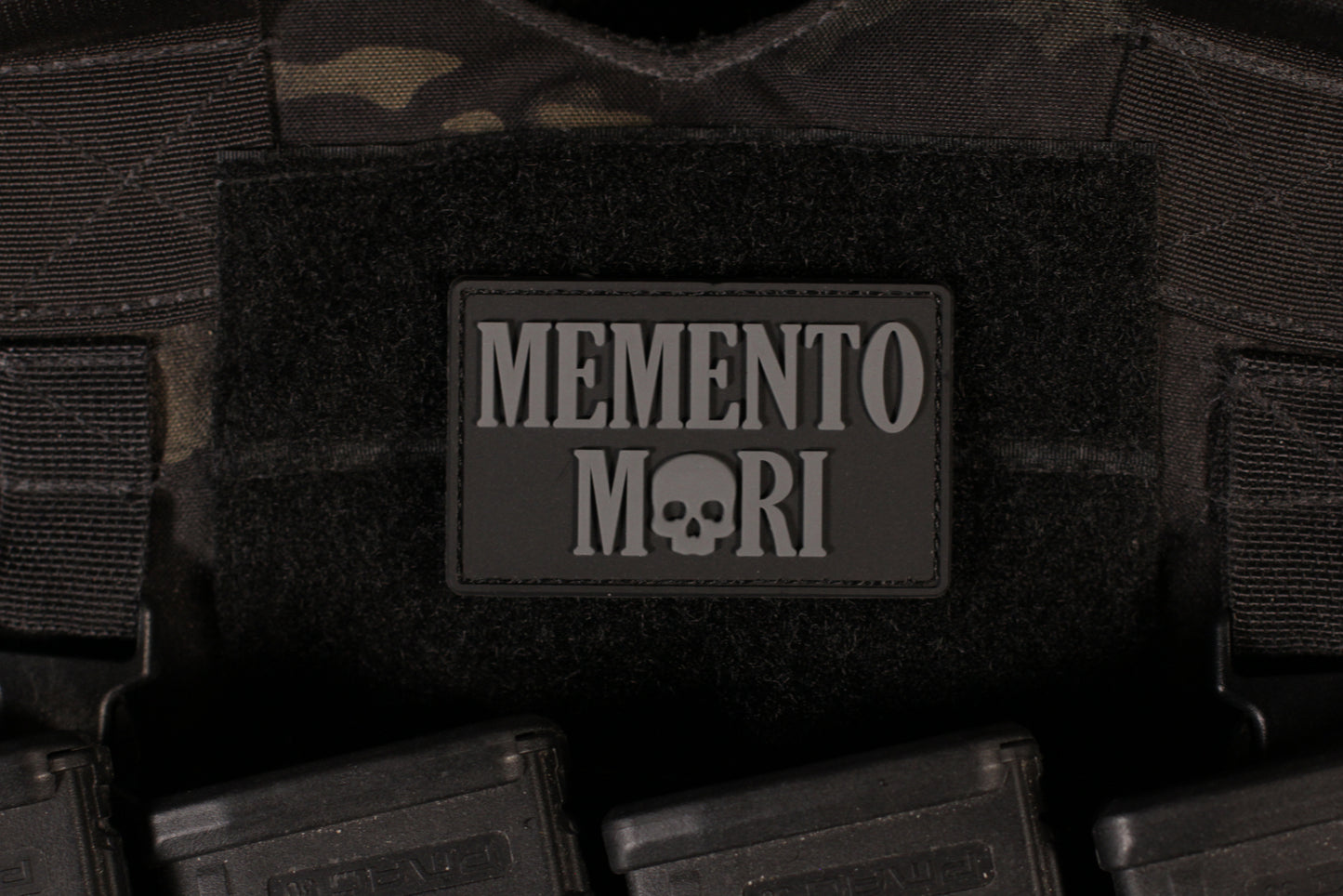 Memento Mori PVC Patch