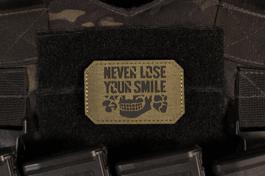 Never Lose Your Smile IR Laser Cut OD Patch