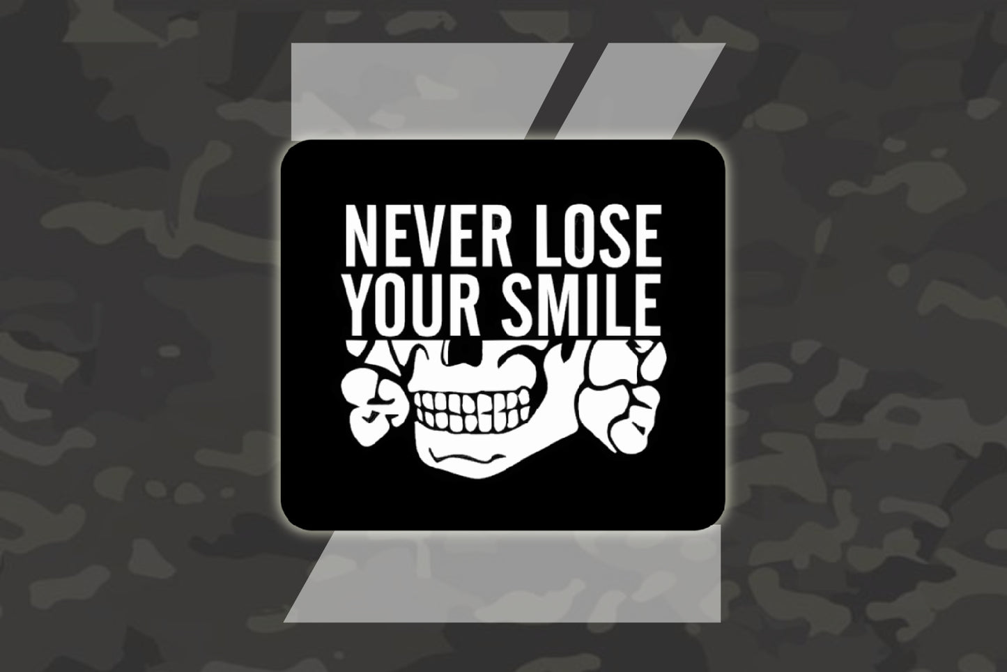 Never Lose Smile Bumper Sticker Premium Vinyl
