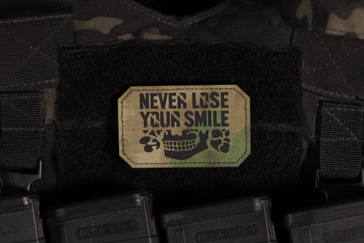 Never Lose Your Smile IR Reflective Atacs FG Patch