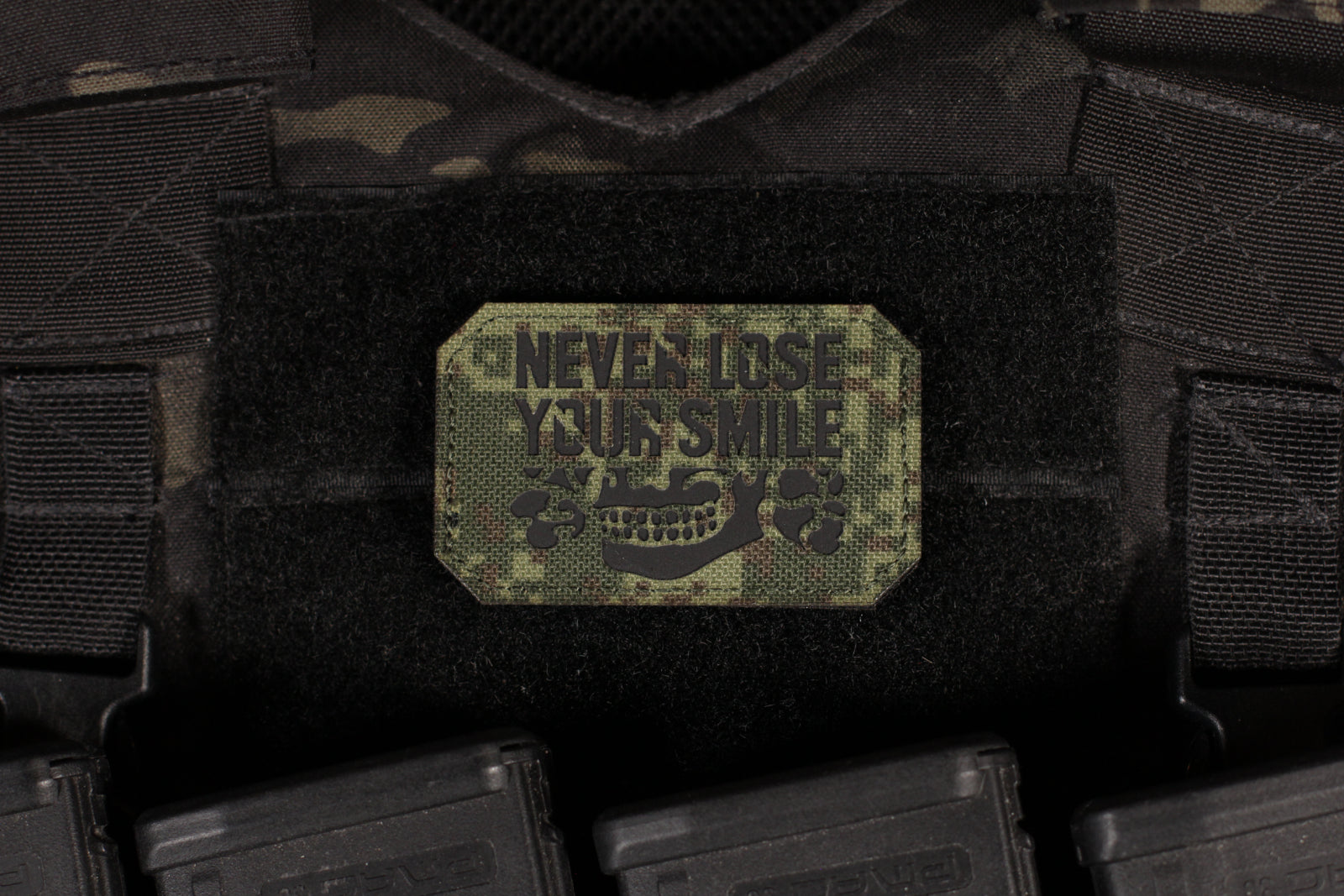 Never Lose Your Smile IR Laser Cut Russian EMR Camo Patch – PZW