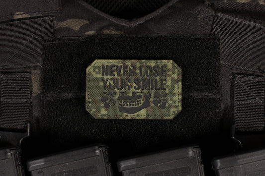 Never Lose Your Smile IR Laser Cut Russian EMR Camo Patch