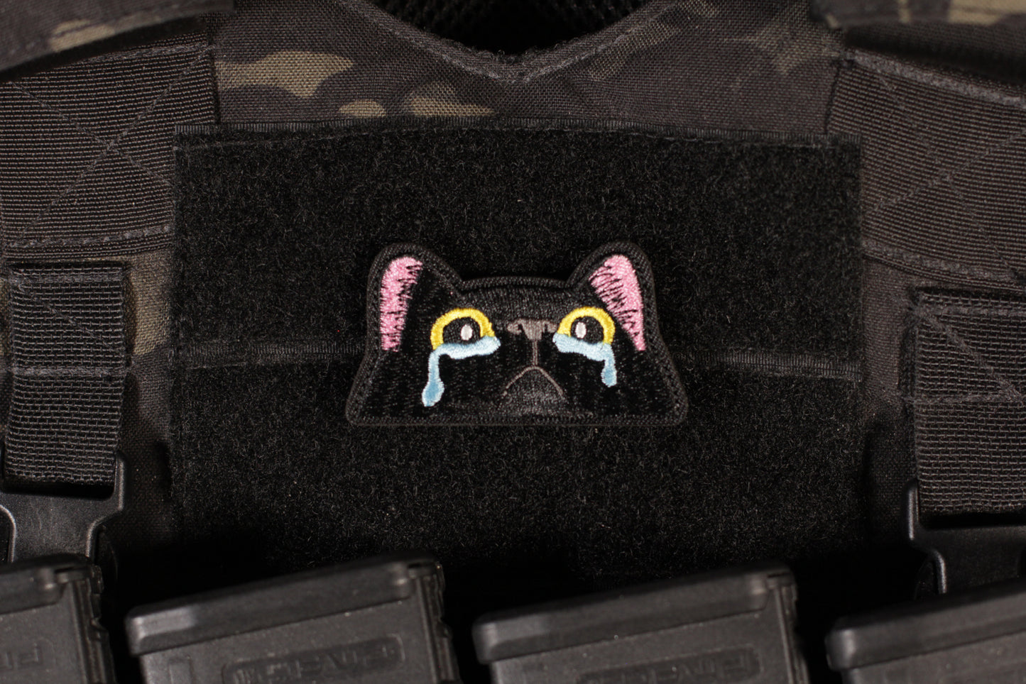 Niggine The Sad Cat Patch Awwwww