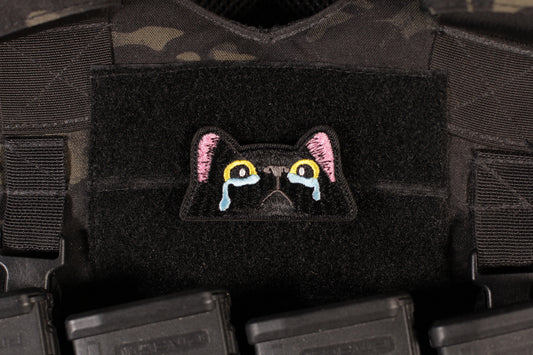 Niggine The Sad Cat Patch Awwwww