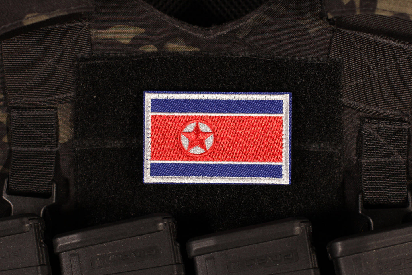 North Korea Flag Patch