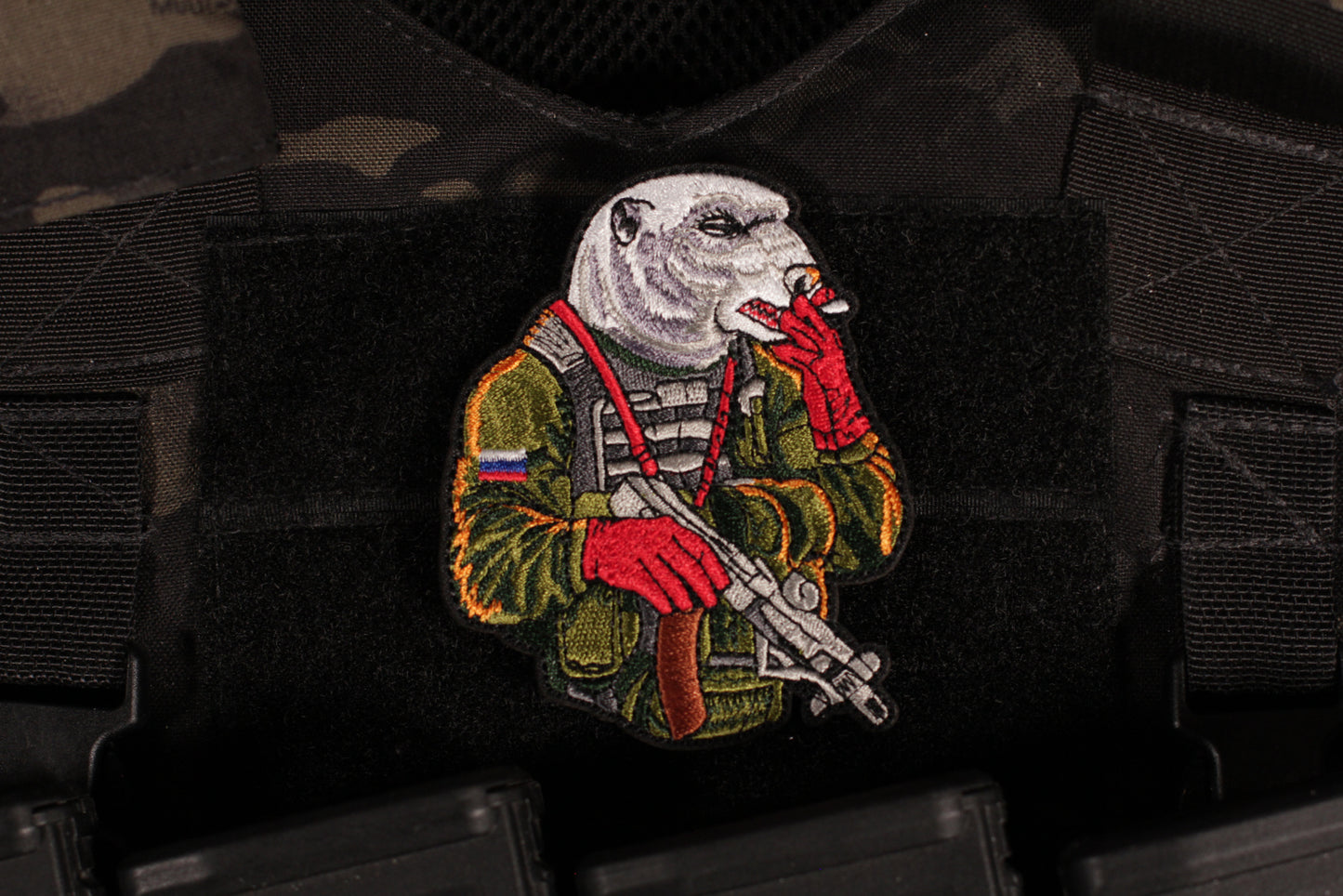 Russian Polar Bear Smoking Patch