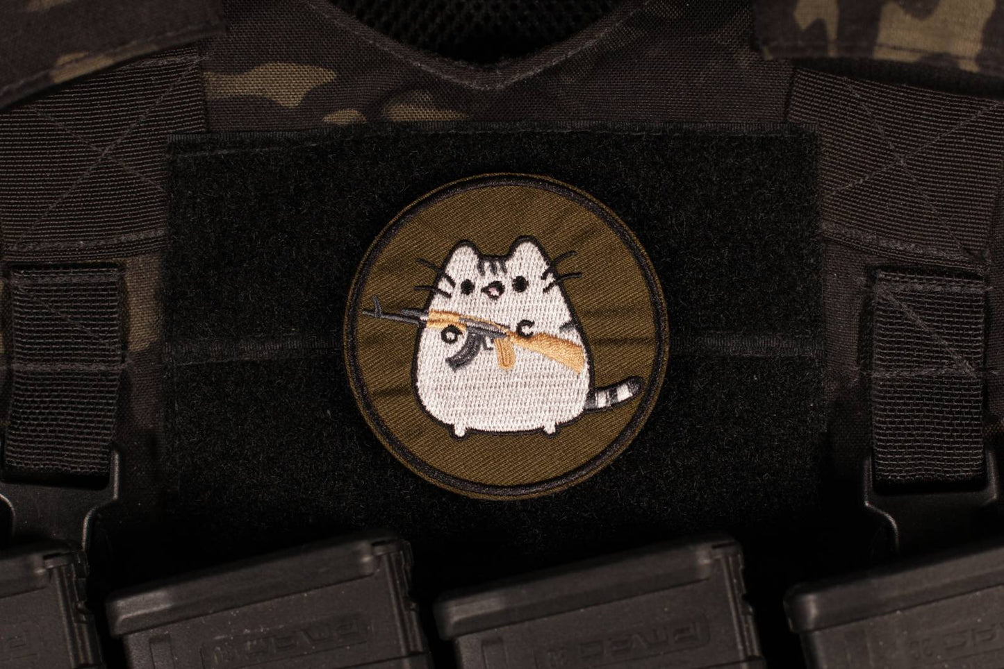 Cat Pusheen With AK Patch