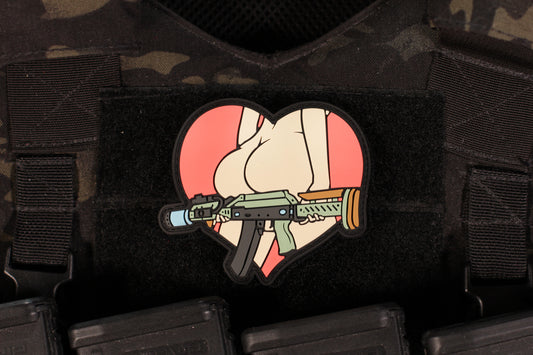 Rearward Assault Girl Russian Morale Patch