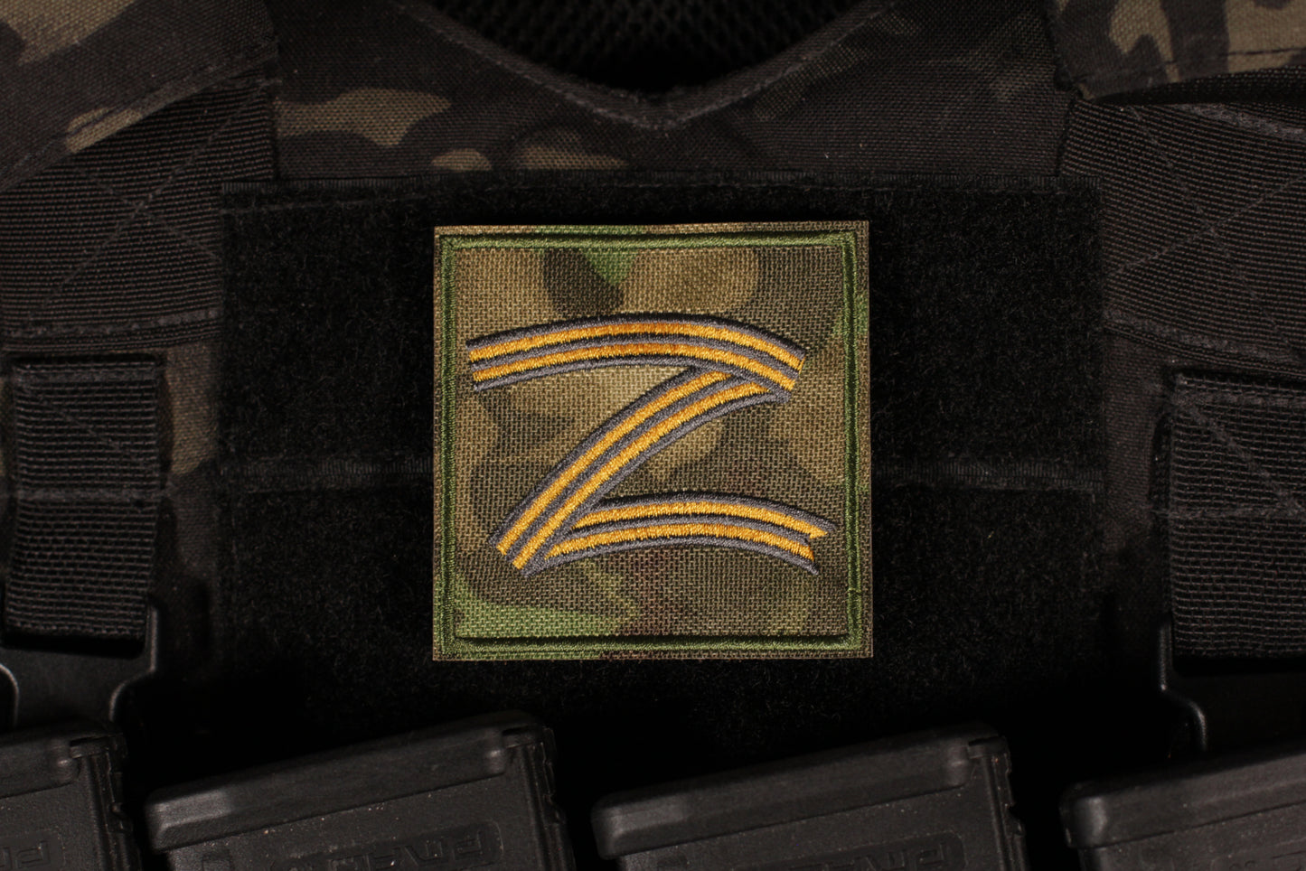 Ribbon Of Saint George Russian Z Patch Atacs Camo