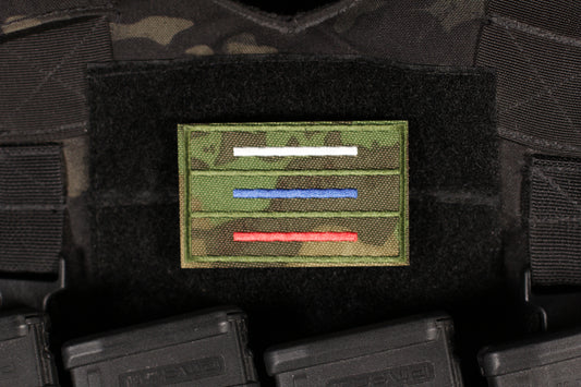 Russian Flag Tri Color Stripes Atacs FG MOX Camo Patch