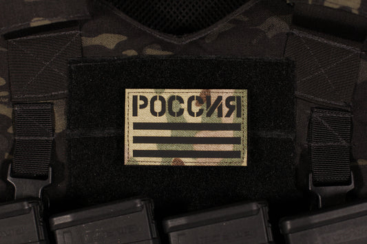 Russia Flag Multicam IR Reflective