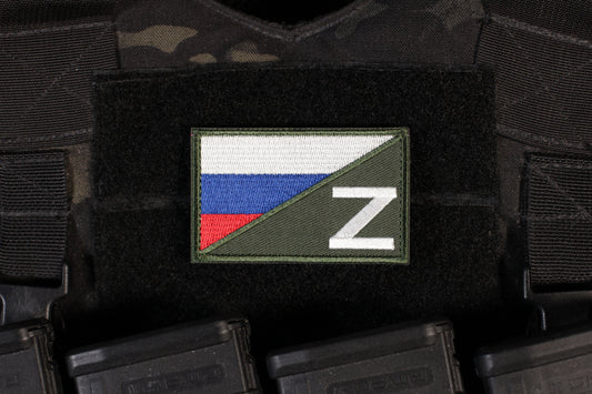 Russia Flag Russian Z Military Green Morale Patch