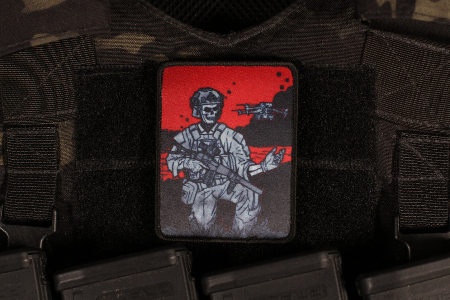 Russian Soldier & Drone Printed Patch