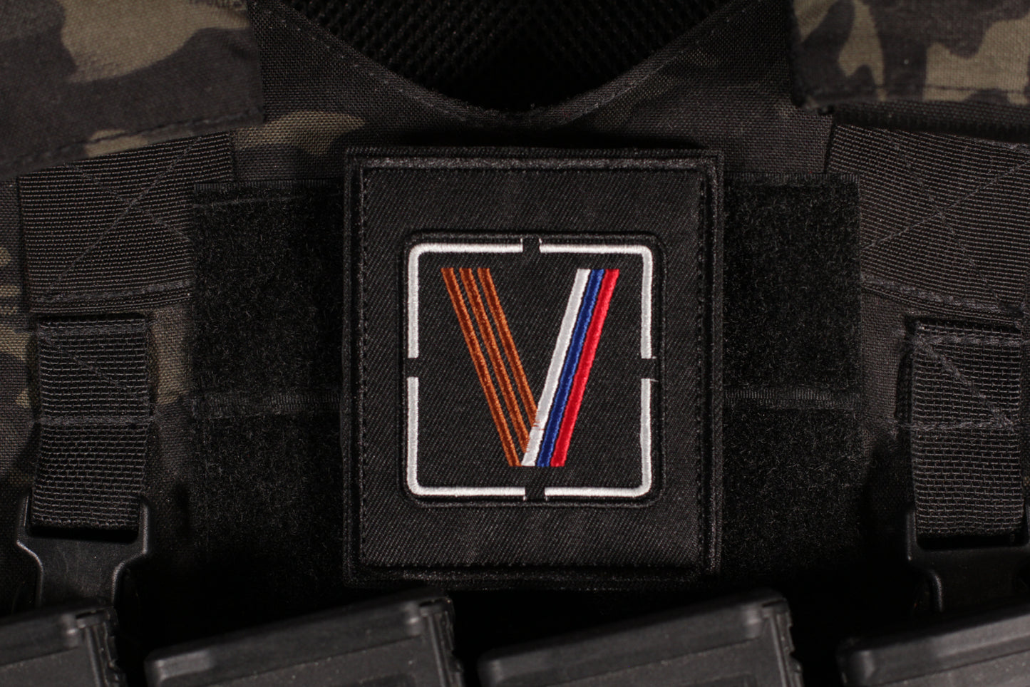 Russian V Armband Tricolor St. George Patch