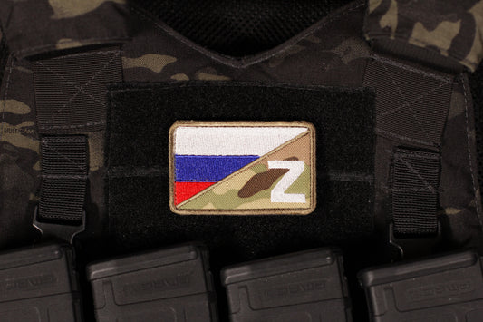 Russia Flag Russian Z Multicam Patch