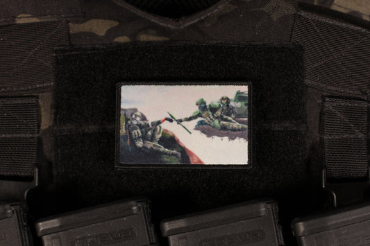 Creation of Russian Soldier Printed Patch