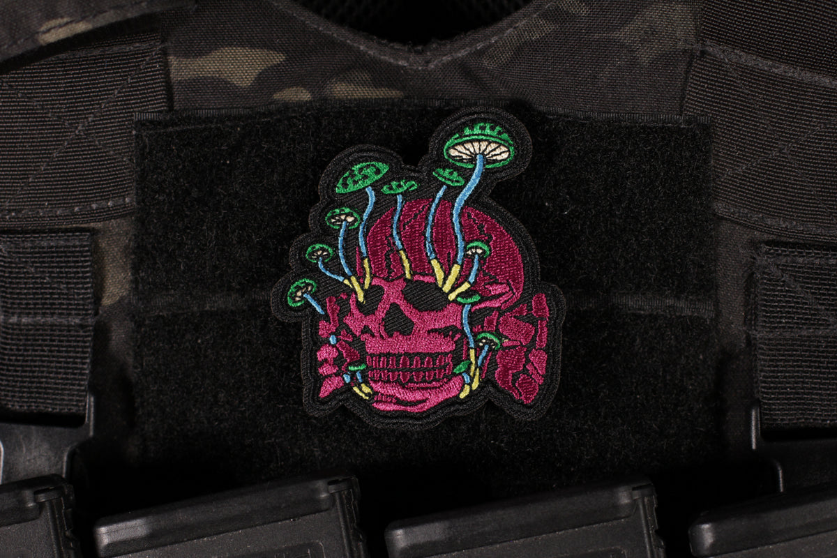 Shroom Skull Of Peace Patch