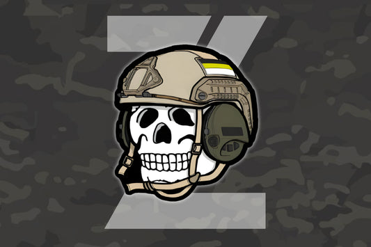 TOR Imperial Skull Of Peace Bumper Sticker Premium Vinyl