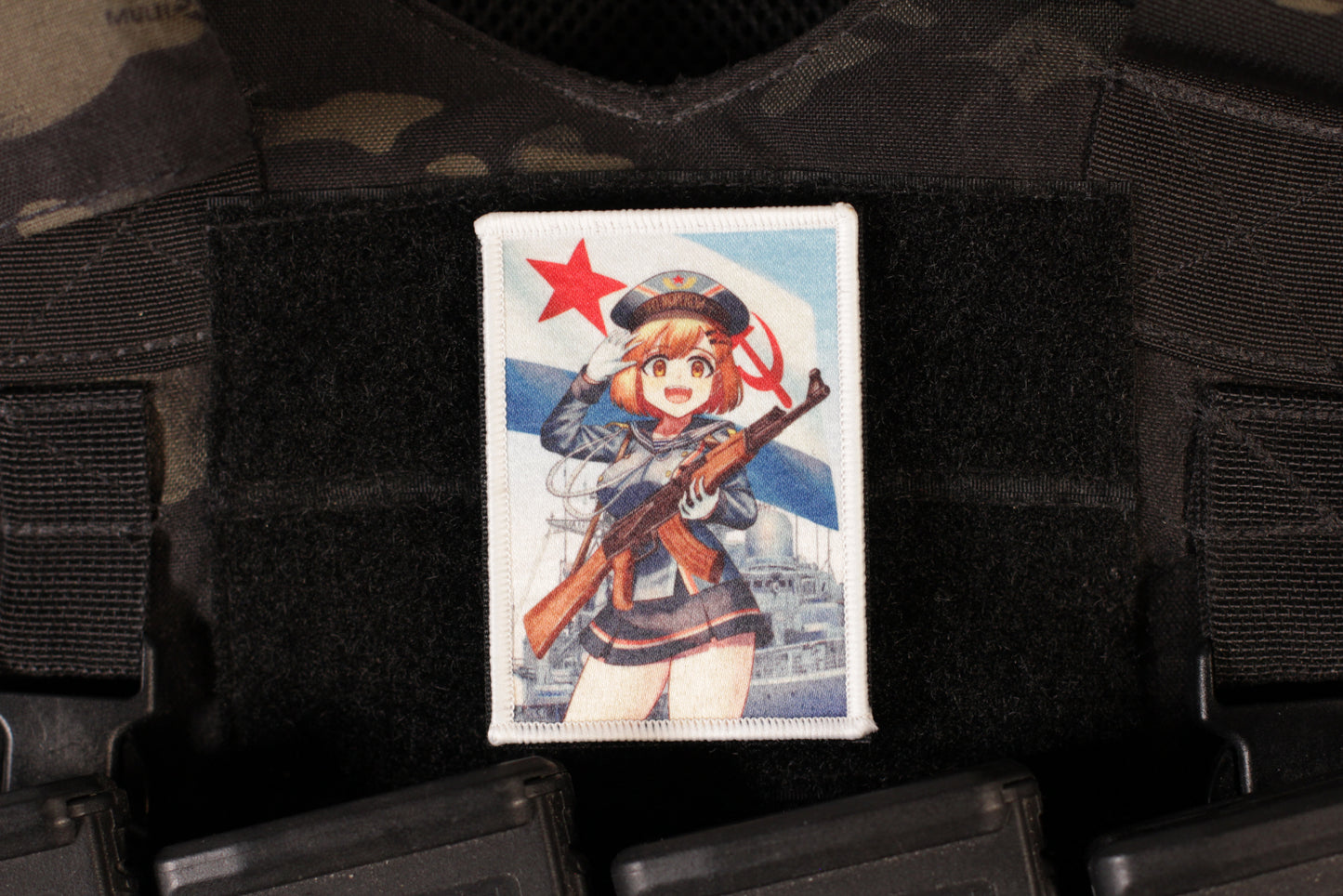 Soviet Navy Anime Girl Printed Printed