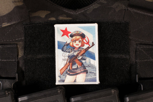 Soviet Navy Anime Girl Printed Printed