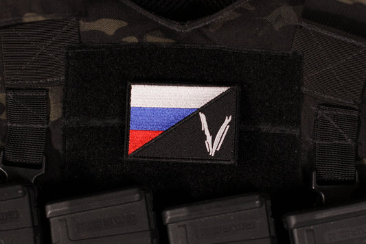 Russian Flag V Russia Military Morale Patch