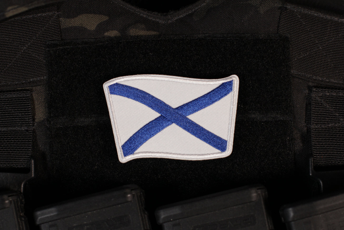 Saint Andrew's Cross Naval Flag Of Russia Patch