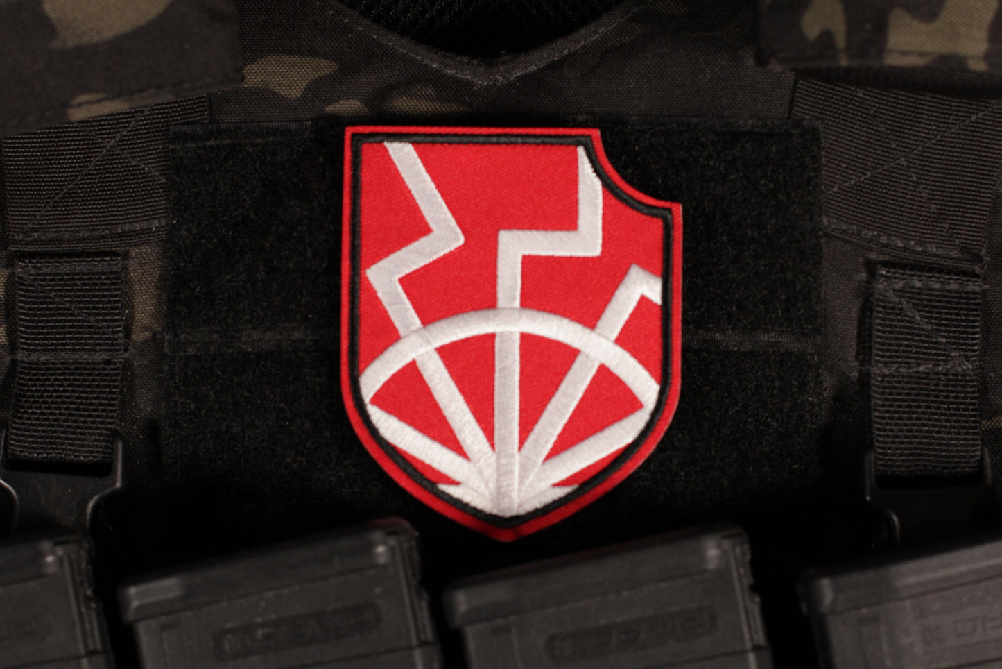 Division Of The Sun Red & White Patch