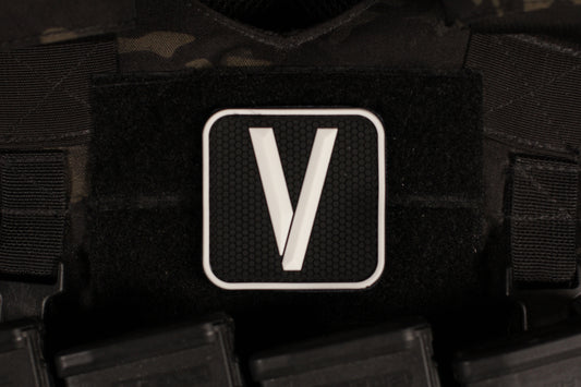 Russian V 3D PVC Glow In The Dark Morale Patch