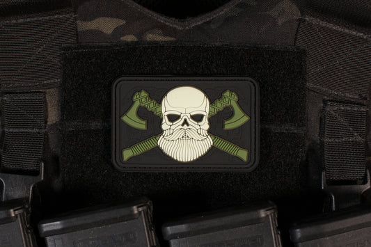 Viking Beard PVC Patch