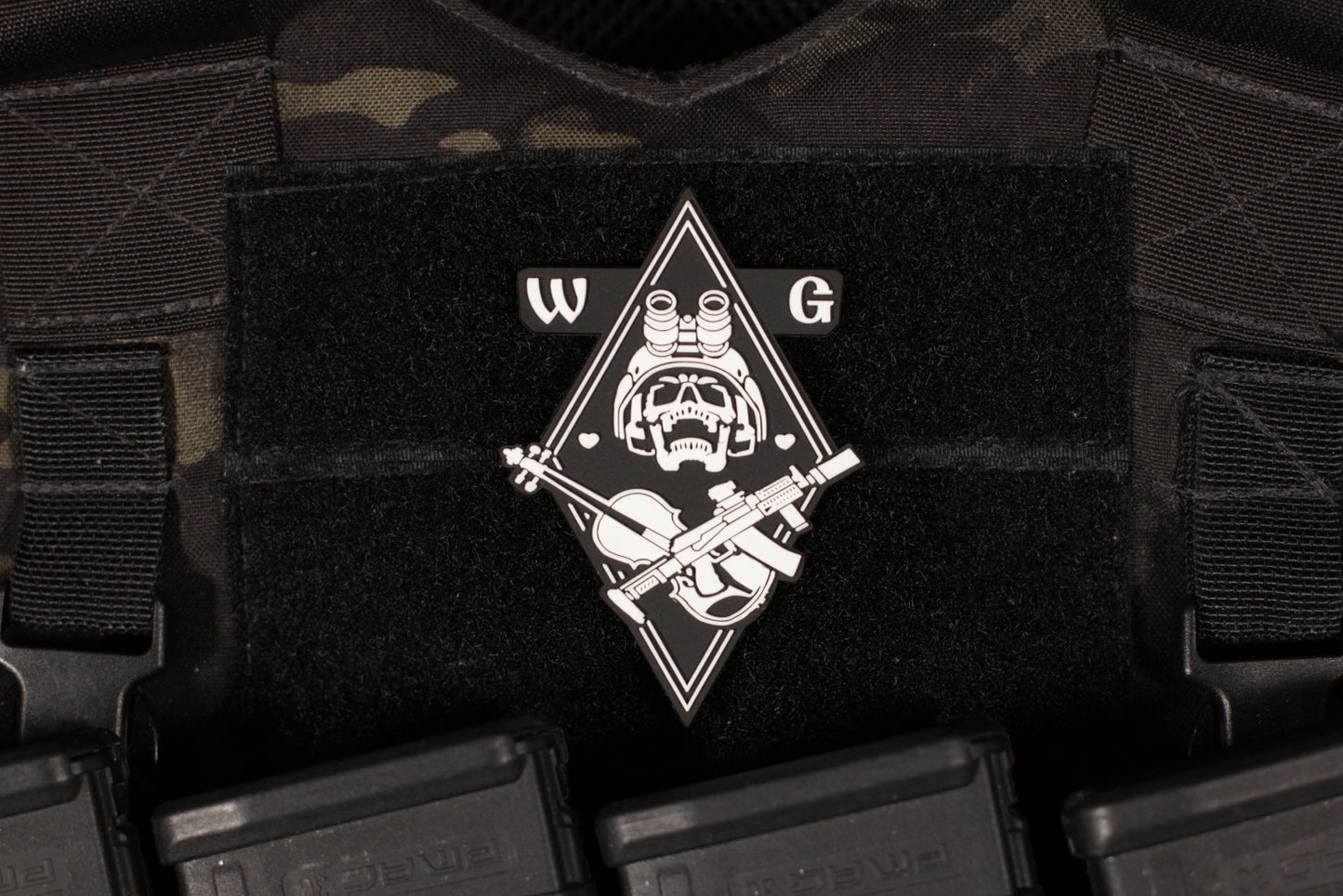 PMC Wagner Group Musicians NVG Skull PVC Patch