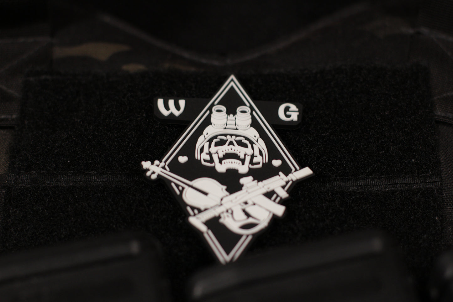 PMC Wagner Group Musicians NVG Skull PVC Patch