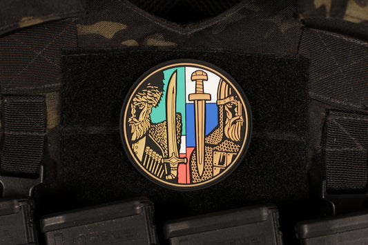 Chechen & Russian Warriors 3D PVC Patch