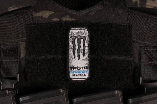 White Monster U1tra Energy Drink Patch