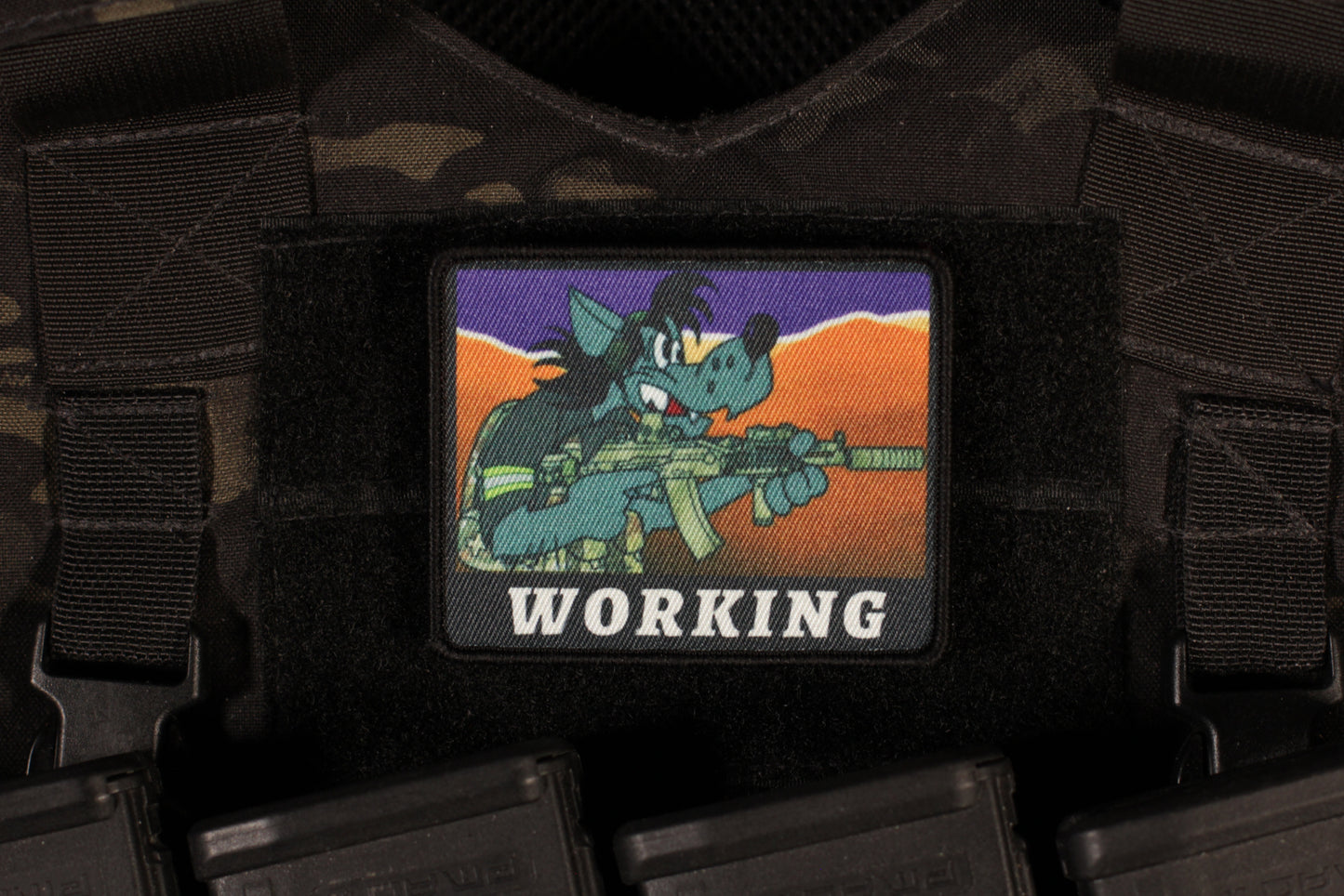 Volk Working Printed Patch