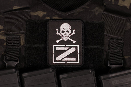 Russian Z SMO Baklanov Skull Crossbones Russia Morale Patch